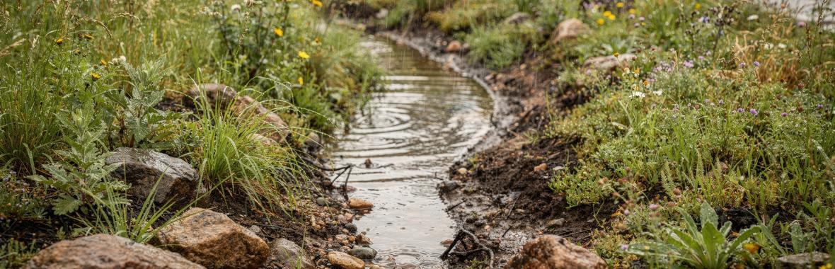 Image bannière de la formation Vieillissement et entretien des ouvrages végétalisés pour la gestion des eaux pluviales