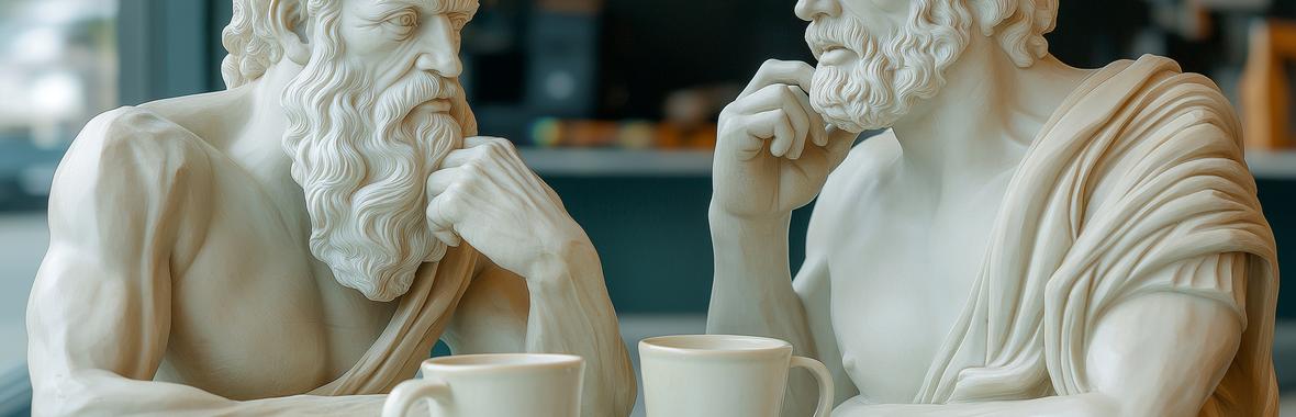 Image bannière de la formation Café Philo d'idealCO été 2025 : Le bonheur au travail 