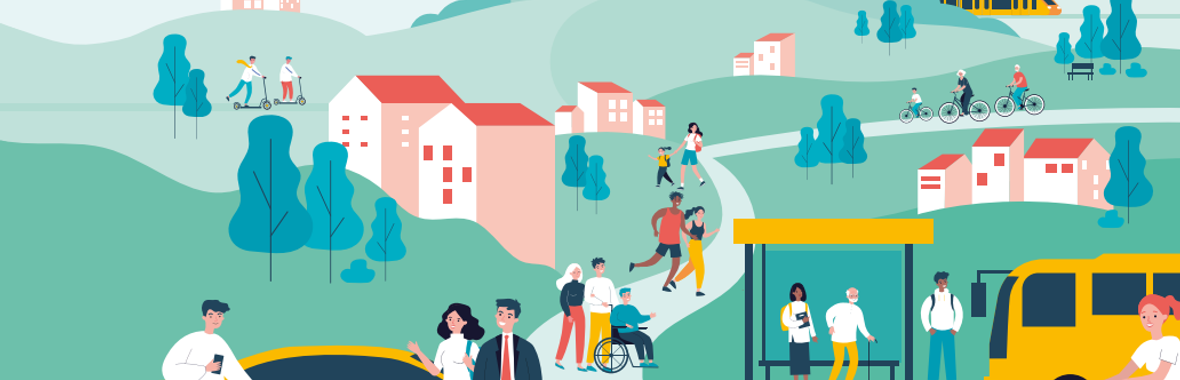 Image bannière de la formation Développer la mobilité durable et inclusive dans les territoires: les enseignements phares du programme TIMS