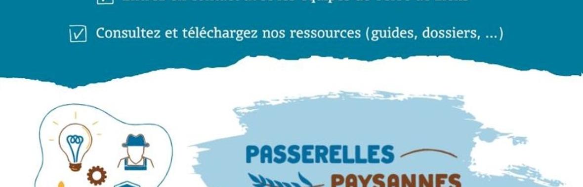 Image bannière de la formation Passerelles Paysannes et Objectif Terres, des outils pour accompagner l'installation agricole sur les territoires
