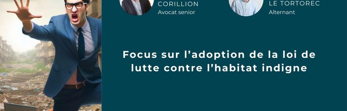 Image bannière de la formation [FORMAT COURT] Focus sur l'adoption de la loi de lutte contre l'habitat indigne 