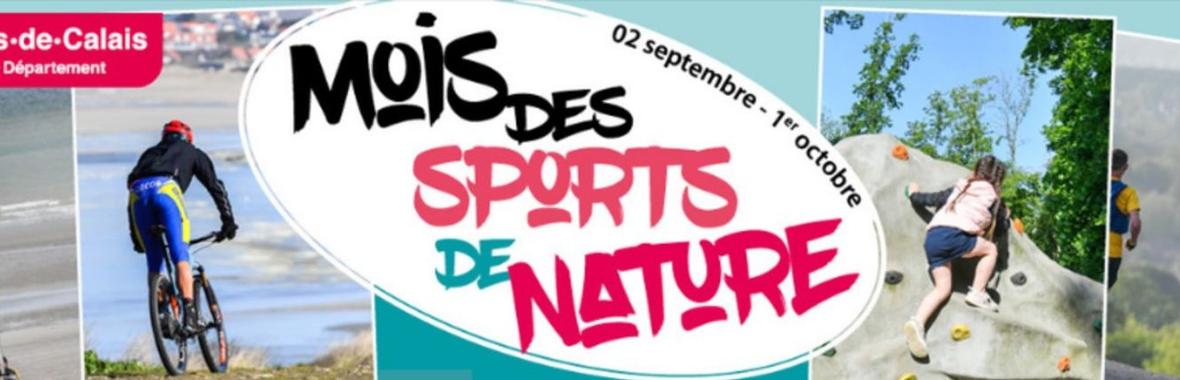 Image bannière de la formation REX CD Pas-de-Calais : le Mois des sports de nature