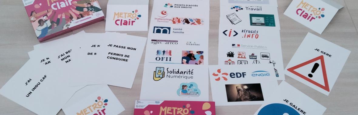 Image bannière de la formation Jeu Metro'Clair : un outil ludique pour renforcer l'autonomie administrative des personnes accompagnées 