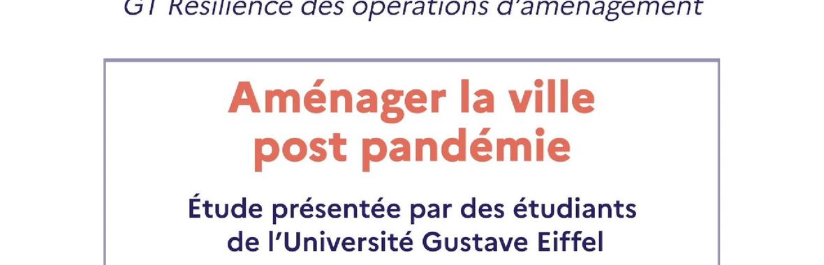 Image bannière de la formation GT Résilience des opérations d'aménagement - atelier pandémie