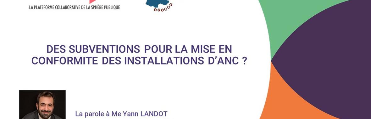 Image bannière de la formation Mettre en place des subventions pour la réhabilitation des ANC ?