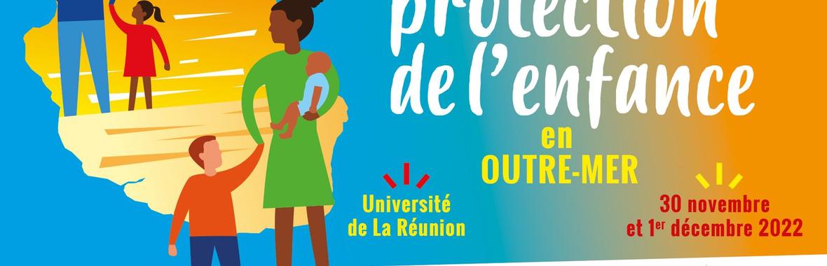 Image bannière de la formation RTPE 2022 Réunion : Comprendre et apprendre pour innover autour des enjeux multiples de la protection de l'enfance ultra-marine