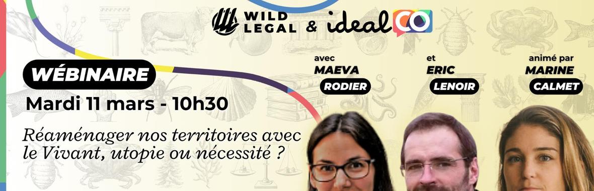 Image bannière de la formation [Cycle Droits Nature #6] Réaménager nos territoires avec le Vivant : utopie ou nécessité ? 